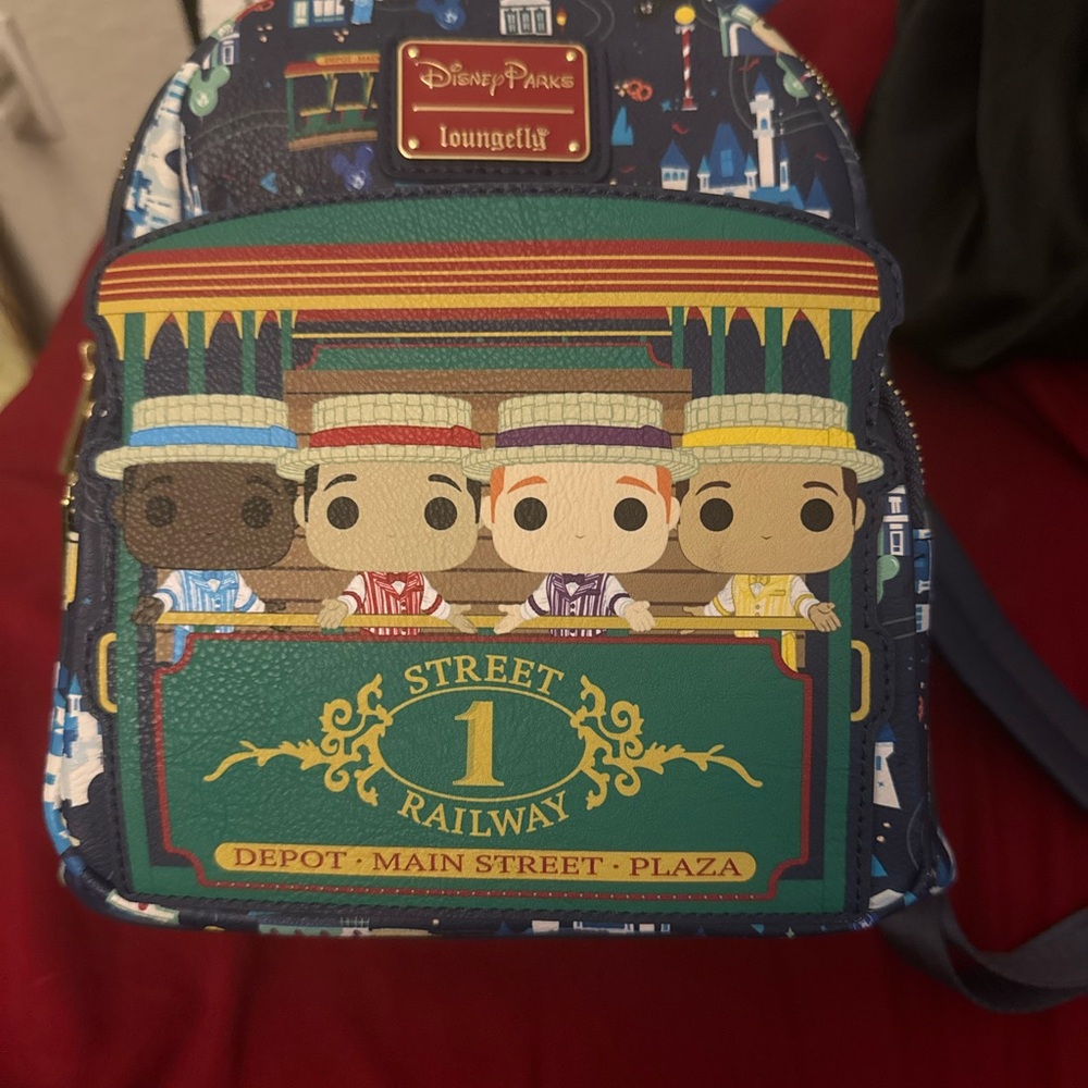 Loungefly Disney Parks Street Railway Backpack